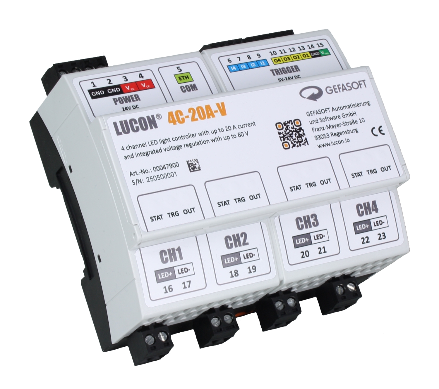Highly Dynamic Four-Channel Lighting Controller