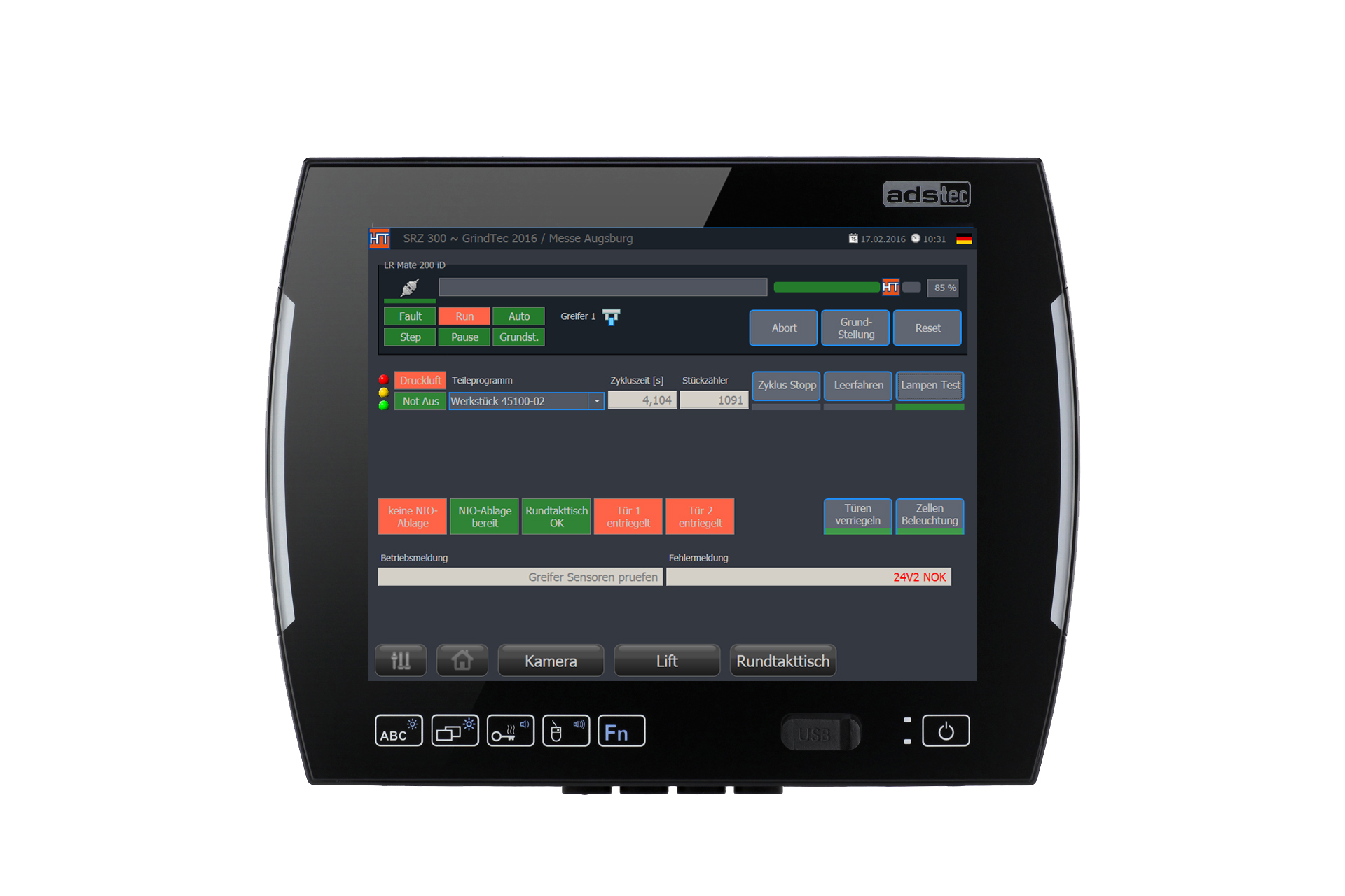 HaTPad mit Bildschirmanzeige Logo abgedunkelt Kopie