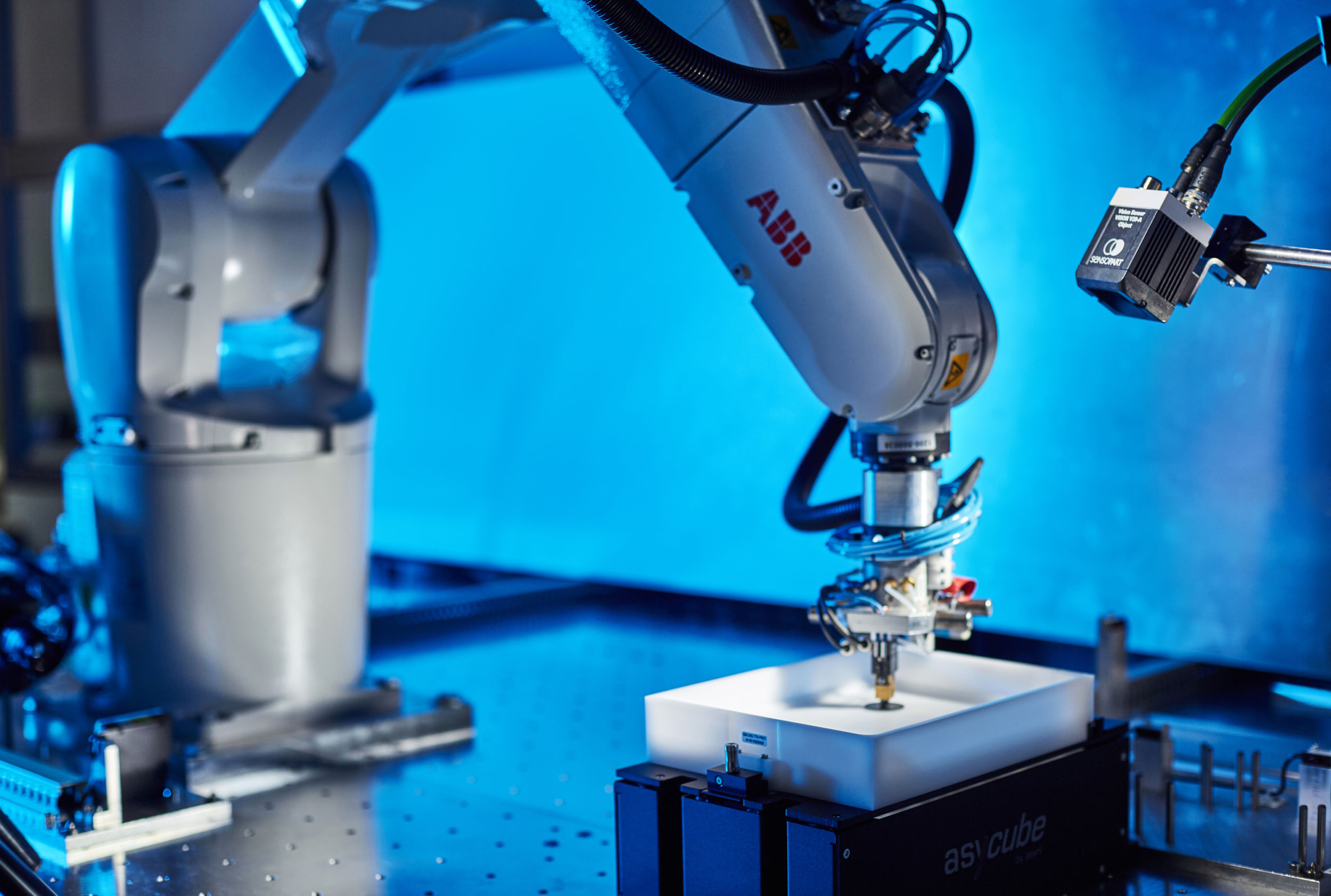 Vision-Sensor berechnet Roboterkoordinaten 5 Anwendung Vision Robot PAP 0311