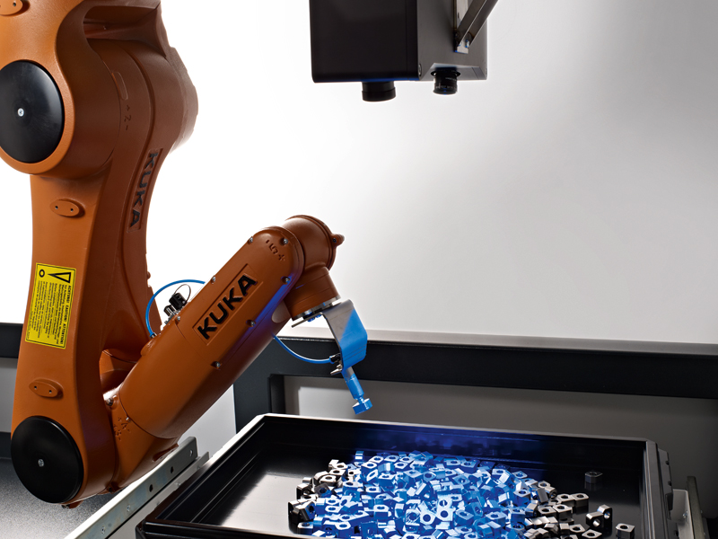 Pick&Place-System für Dreh- und Frästeile 3 120578 3D Sensor Lageerkennung