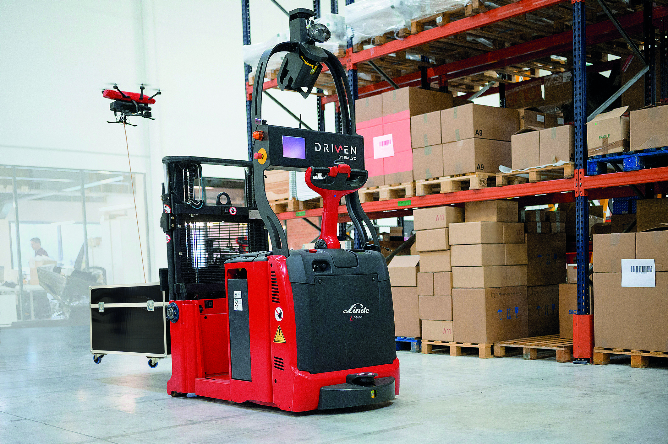 Inventurdrohne für automatisierte Warenlager 7 126117 linde 8879