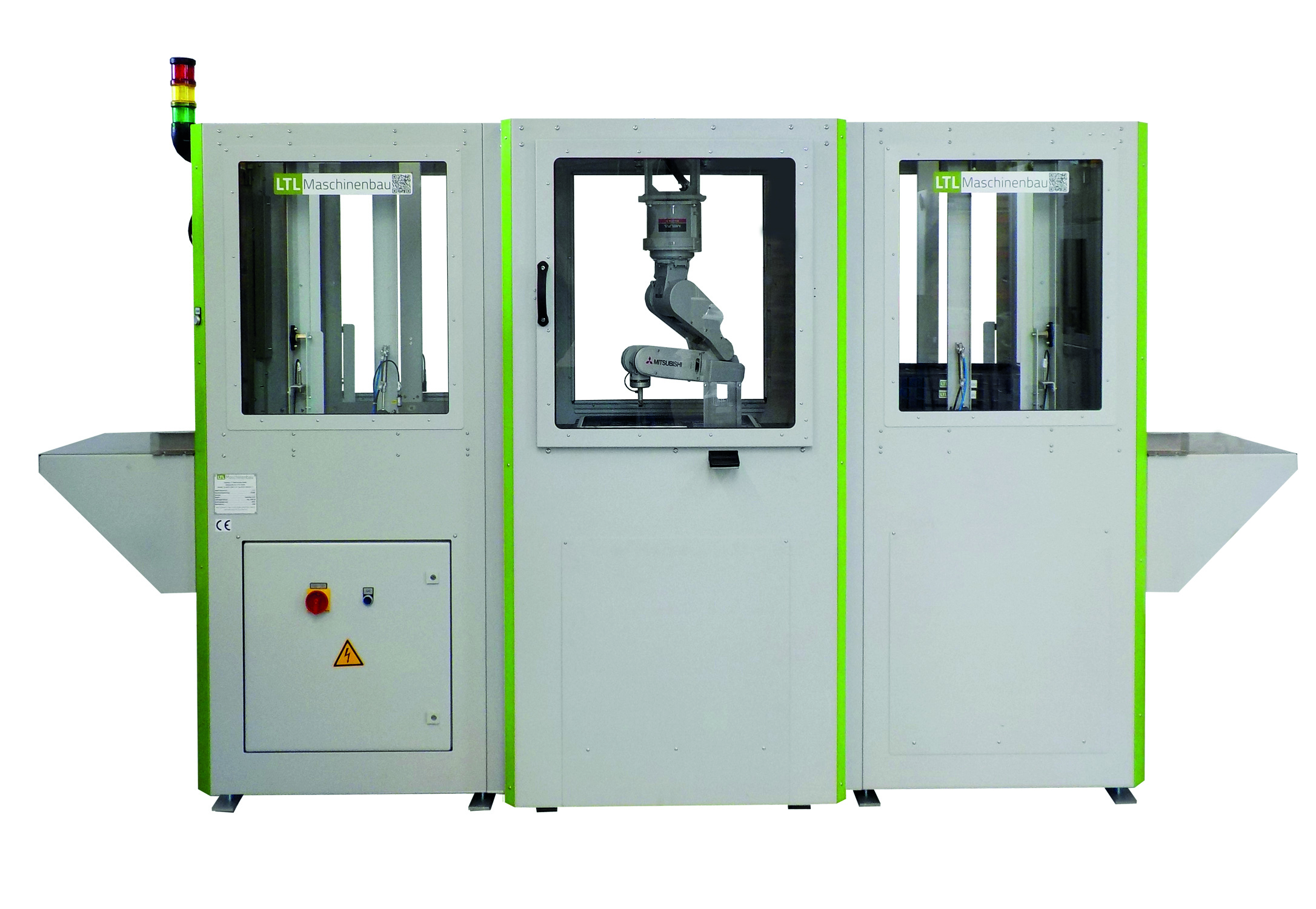 Kompakte Roboterzelle mit Durchlaufstapler 4 128146 3 1 Mitsubishi Electric Hannover 20 20170522070132