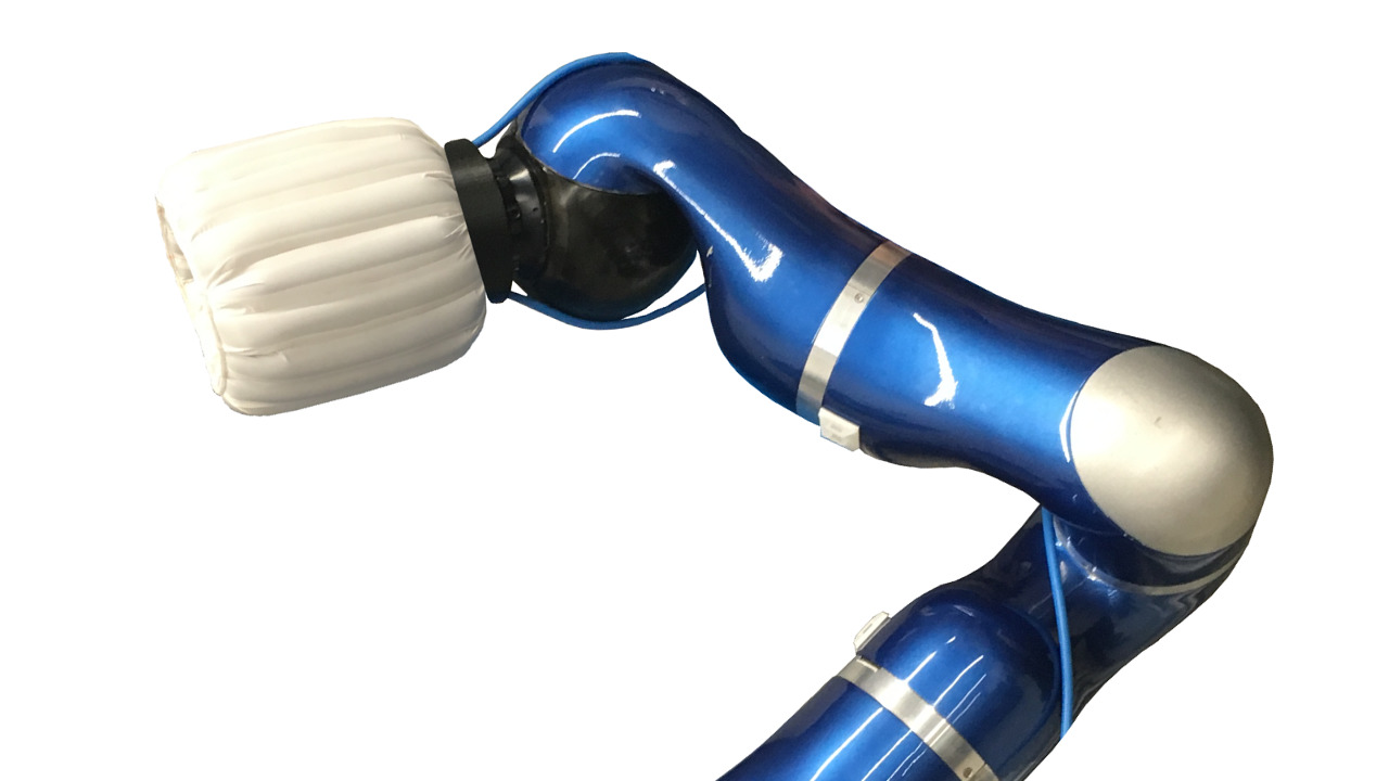 Airbag für Endeffektoren von MRK-Robotern 5