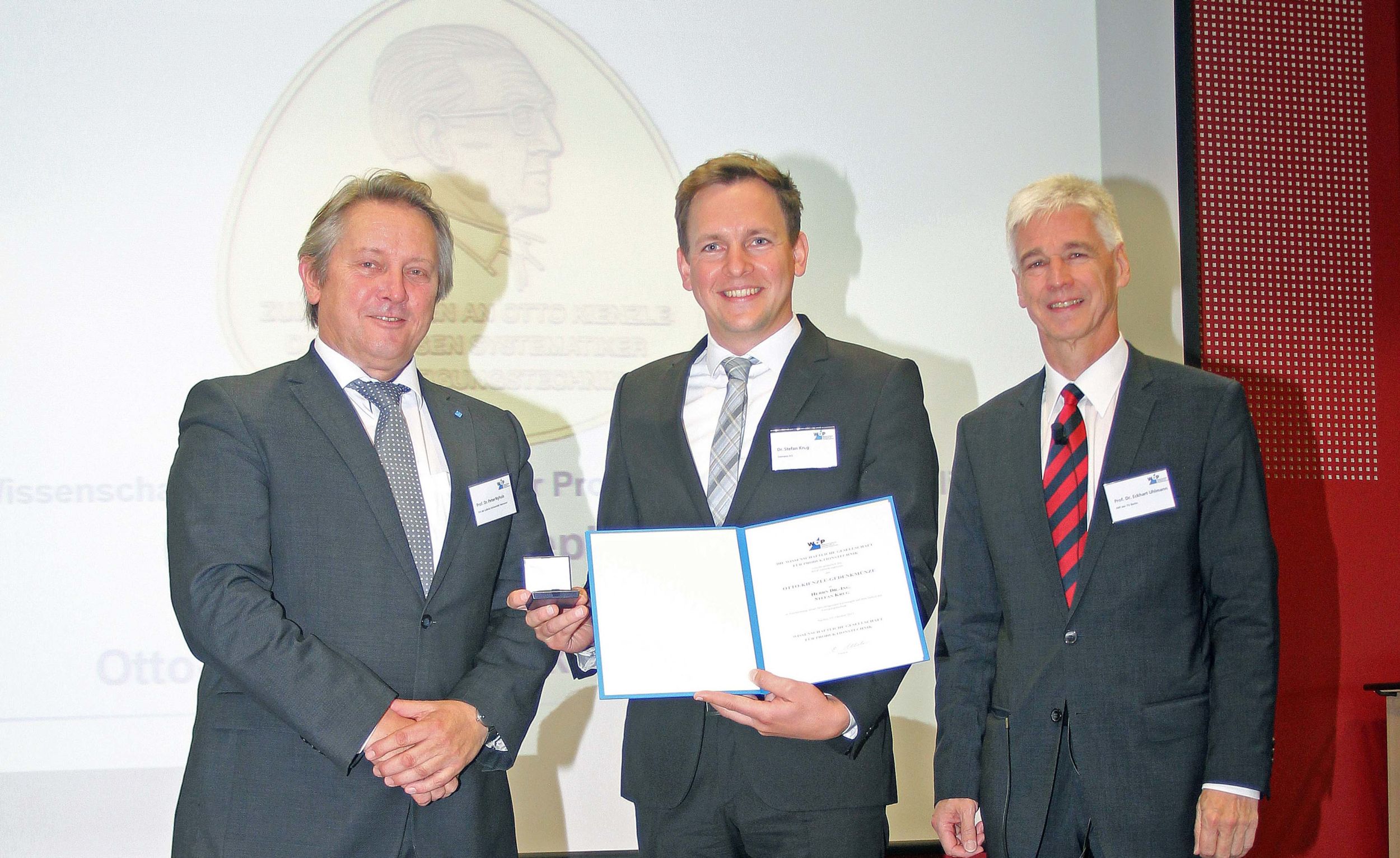 Auszeichnung für Plug&Produce-System verliehen 6 web 135800 k2 Otto Kienzle Gedenkmuenze Karol Gorzkowski 1