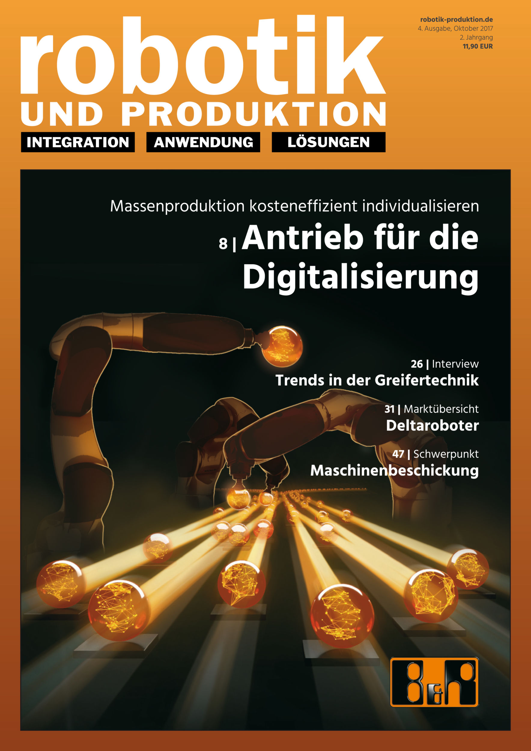 ROBOTIK UND PRODUKTION 4/2017 - das Finale 5 web 137283 Titel ROBOTIK UND PRODUKTION 4 2017