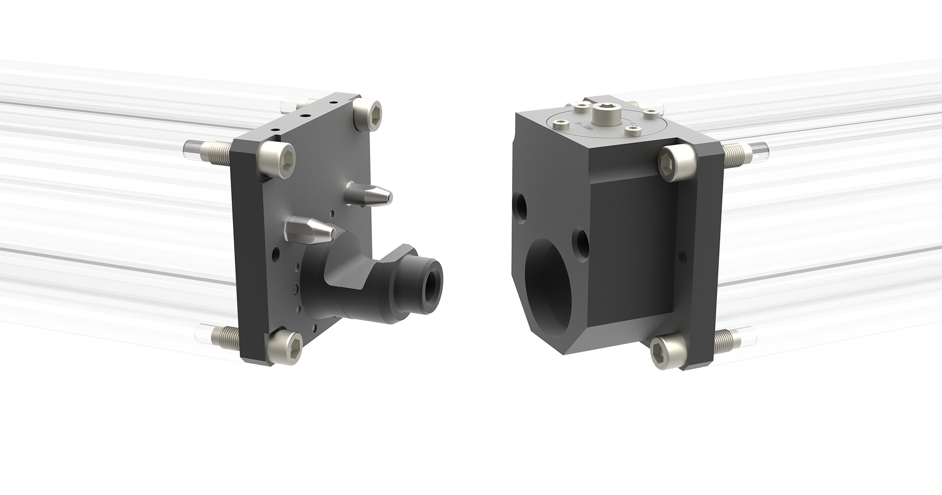 Linearkupplungen für Profilschienen 5 web 169410 Profilschienenkupplung PKH M transparent smaller