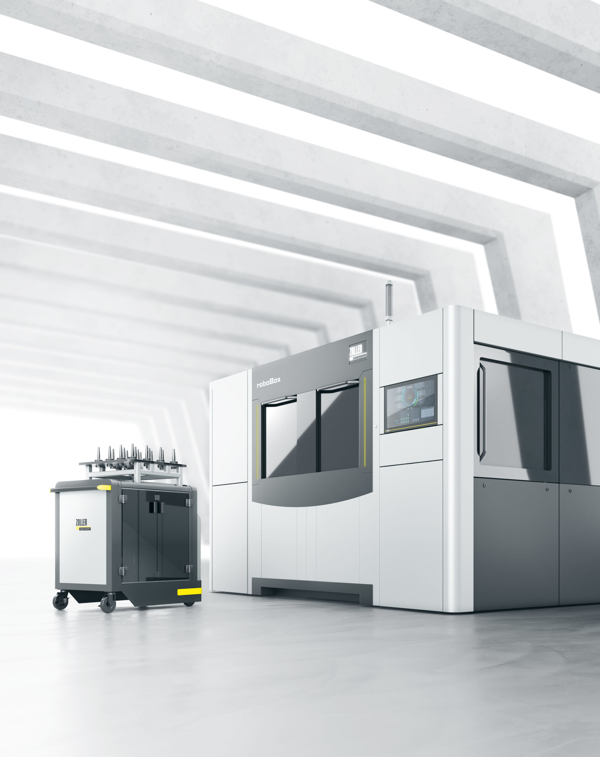 Vollautomatisierte Werkzeugbereitstellung 7