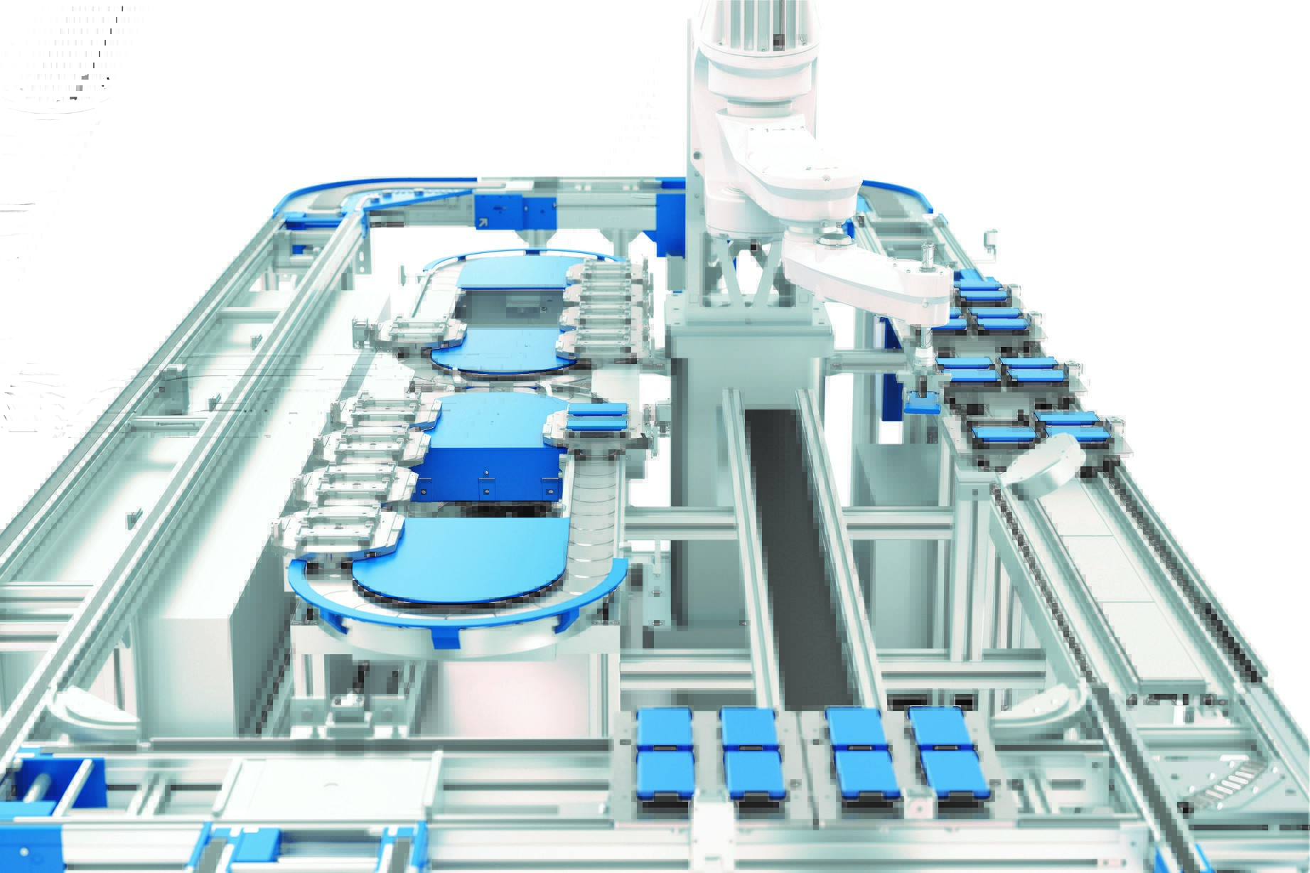 Werkzeugmaschinenverkettung mit Roboteranbindung 2 web 190539 Schnaithmann hybride Automatisierung