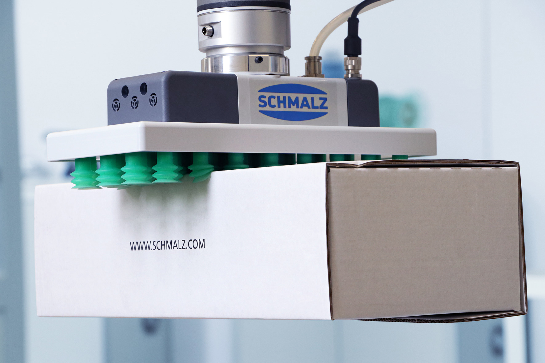 Flächengreifer für Cobots und vollautomatisierte Anwendungen 9 web 194362 2020 09 23 Schmalz PI Flaechengreifer FQE Bild