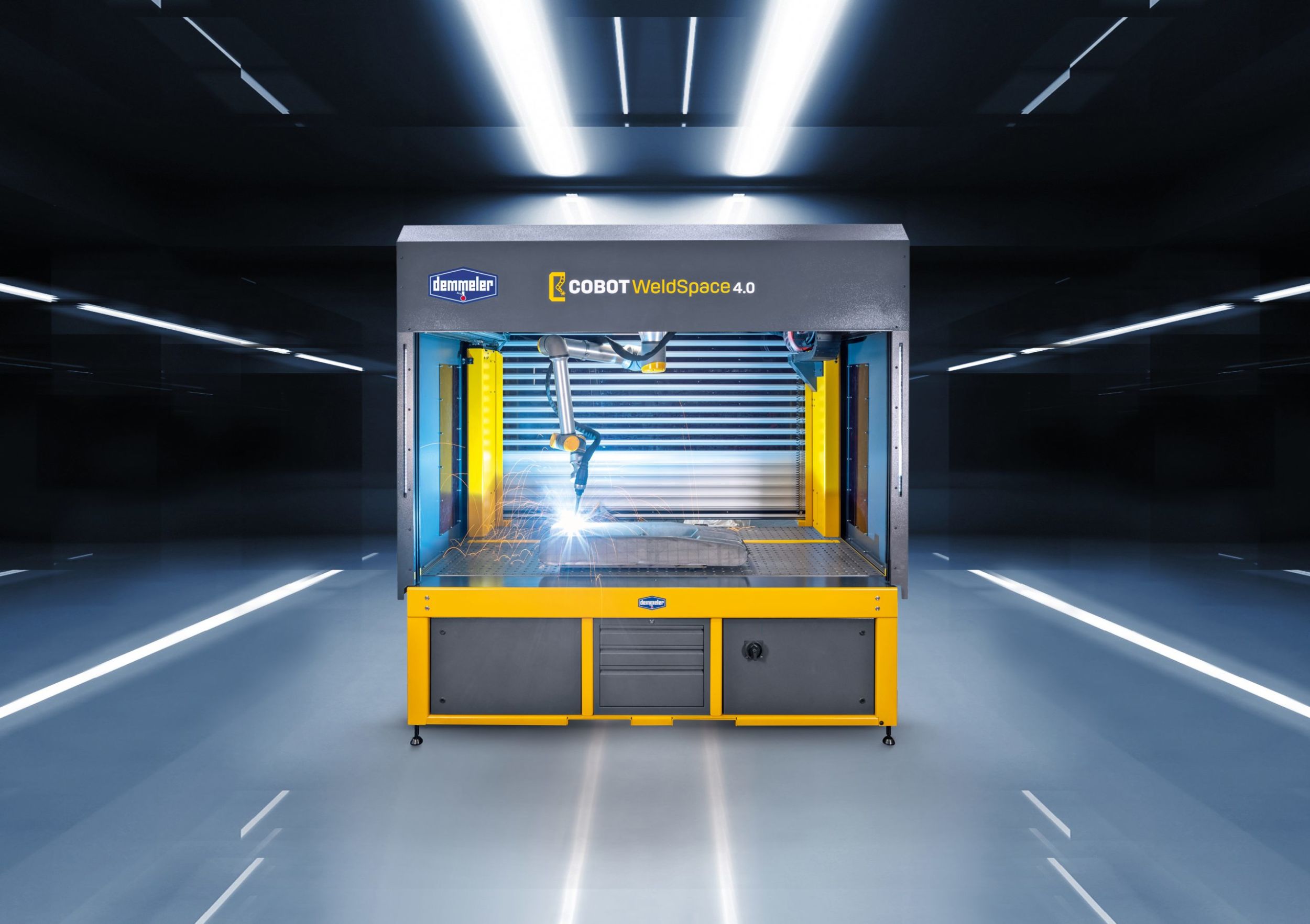 Vollständig ausgestattete Cobot-Schweißzelle 2 web 202658 DEMMELER COBOT WeldSpace A scaled