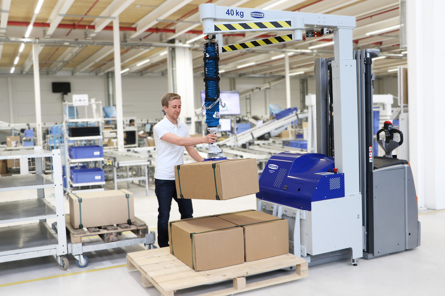 Vakuumschlauchheber und passende Greifer 3 219963 PR 03 J Schmalz dhf 07 2021