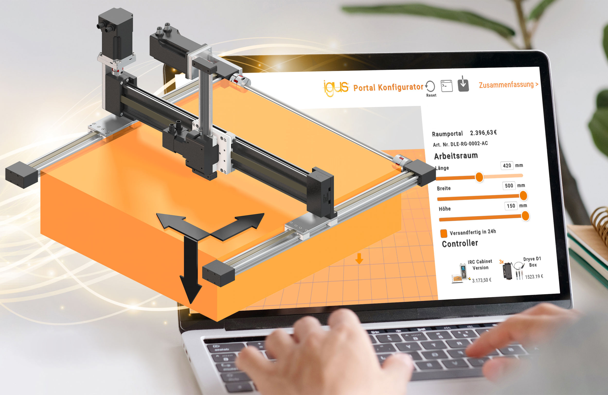 Konfigurator für Portalroboter von Igus 4 227746 PM6121 1 2