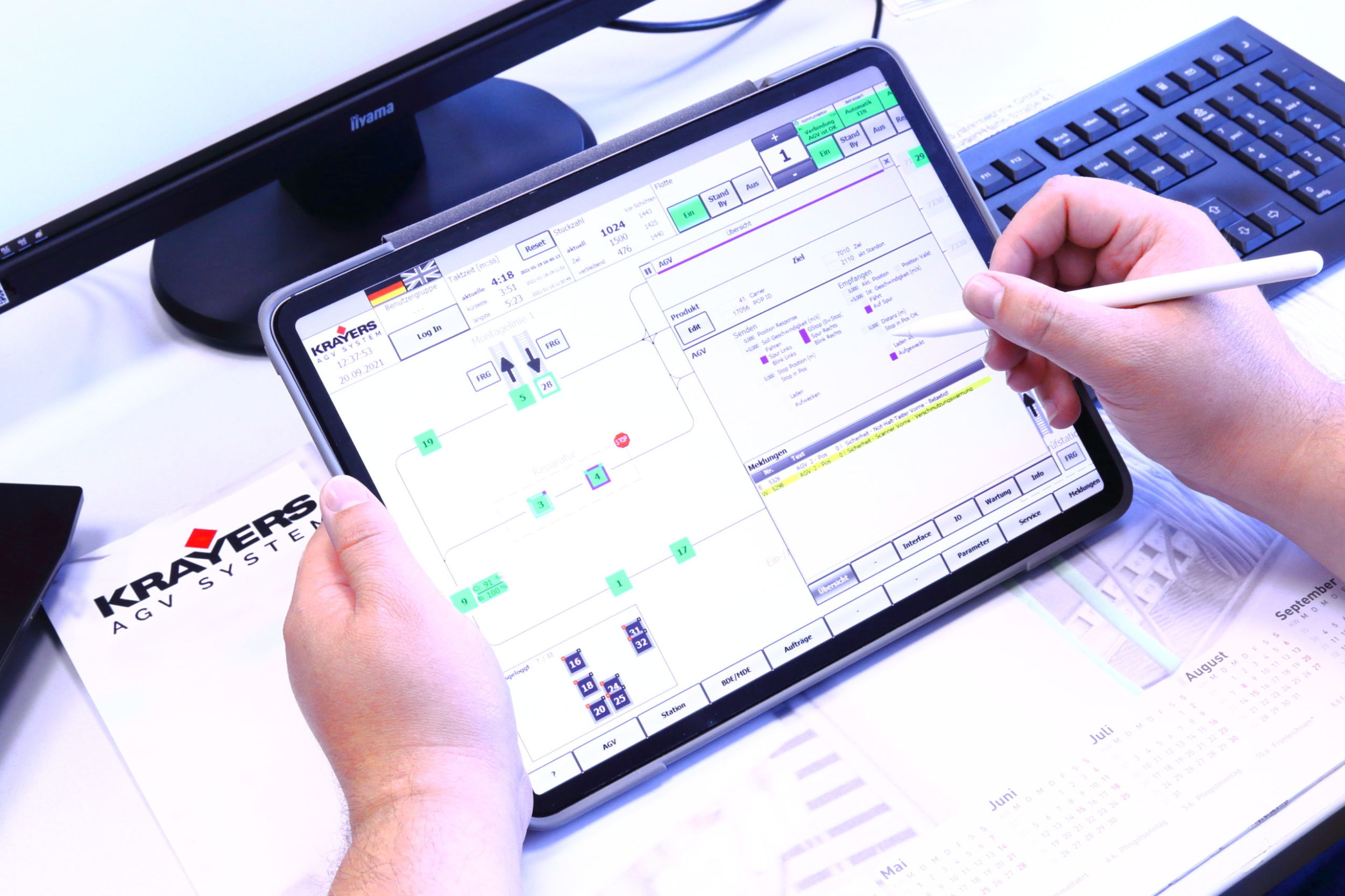 web 227490 Krayers AGV System Leitsteuerung scaled 1