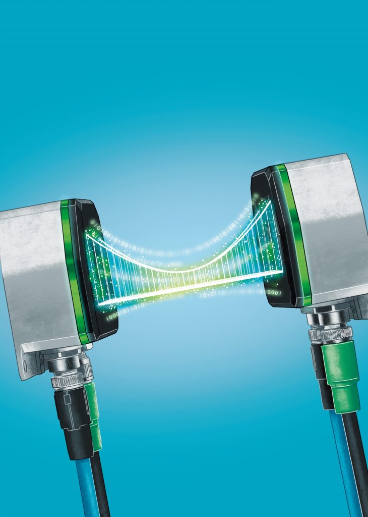 Kontaktlos, kompakt, robust: NearFi ersetzt verschlei&Atilde;anf&Atilde;&curren;llige und wartungsintensive Steckverbindungen flexibel und einfach. (Bild: Phoenix Contact Deutschland GmbH)