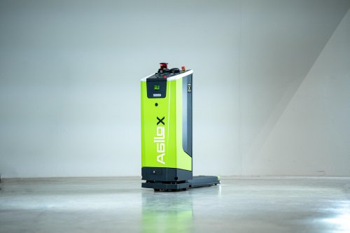 Autonomes Transportsystem für KLT 8 Mit dem neuen AGILOX ODM zielt der AMR-Hersteller auf einen völlig neuen Einsatzbereich: den Transport von Kleinladungsträgern.