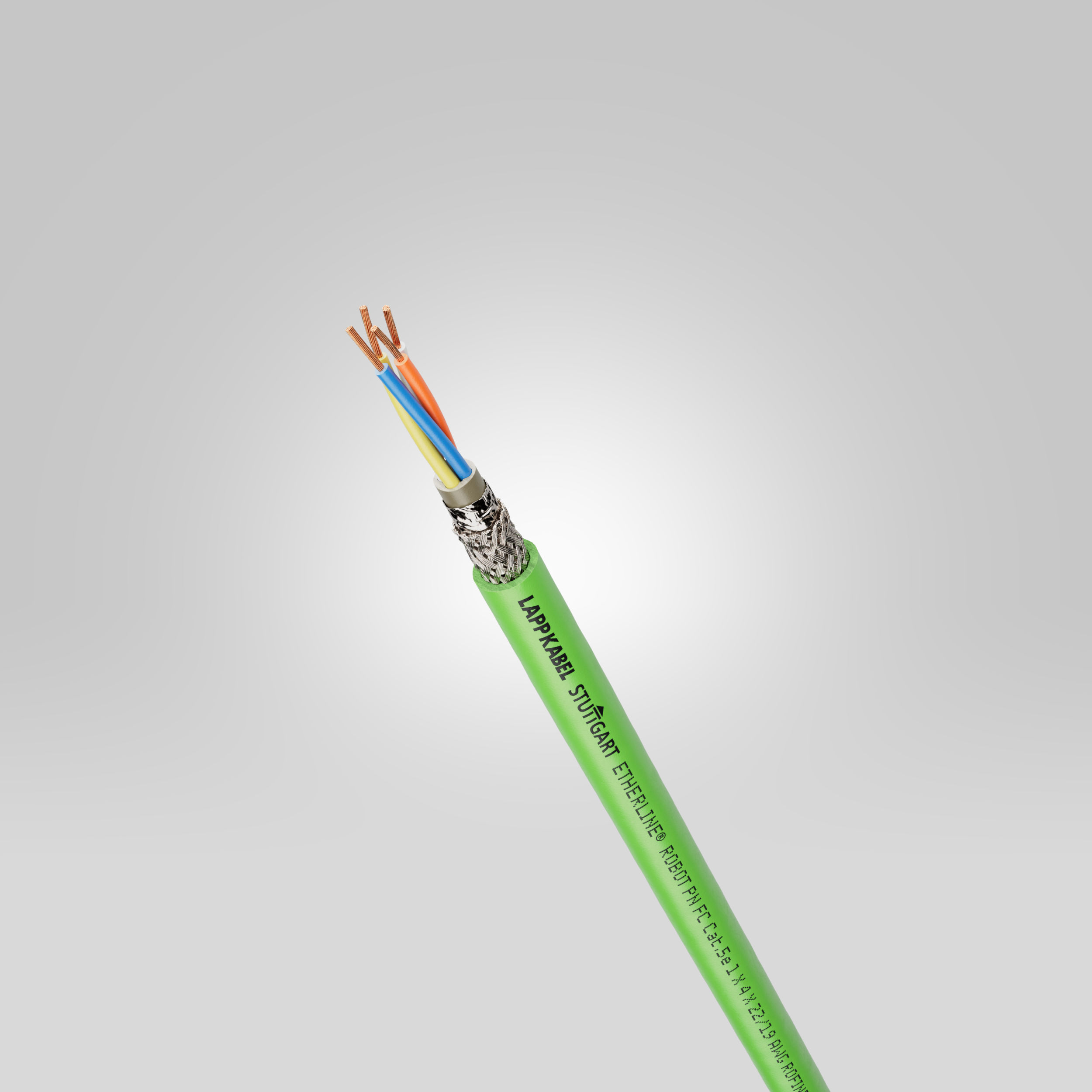 Roboterleitung mit Fast-Connect-Aufbau 5 2170941 ETHERLINE ROBOT PN CAT 5e 1X4X22 19AWG p1