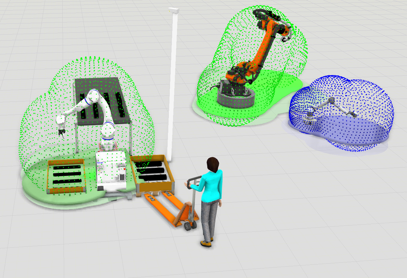 Das Fraunhofer IWU, Synapticon und NextCobot haben eine neue Sicherheitsarchitektur für die Mensch/Roboter-Kollaboration entwickelt.