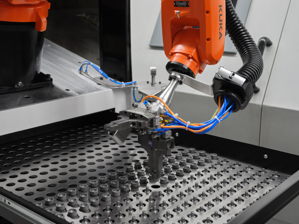 Roboterbeladesystem für das automatisierte Werkstück-Handling 1 130 01 AM SA Anwendung