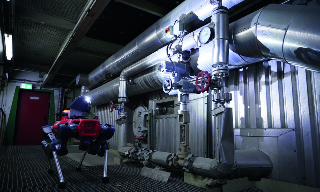 Ein eingespieltes Team 1 Framence und AnyBotics haben mithilfe fotorealistischer digitaler Zwillinge
eine intuitivere Benutzeroberfläche für einen mobilen Inspektionsroboter entwickelt.