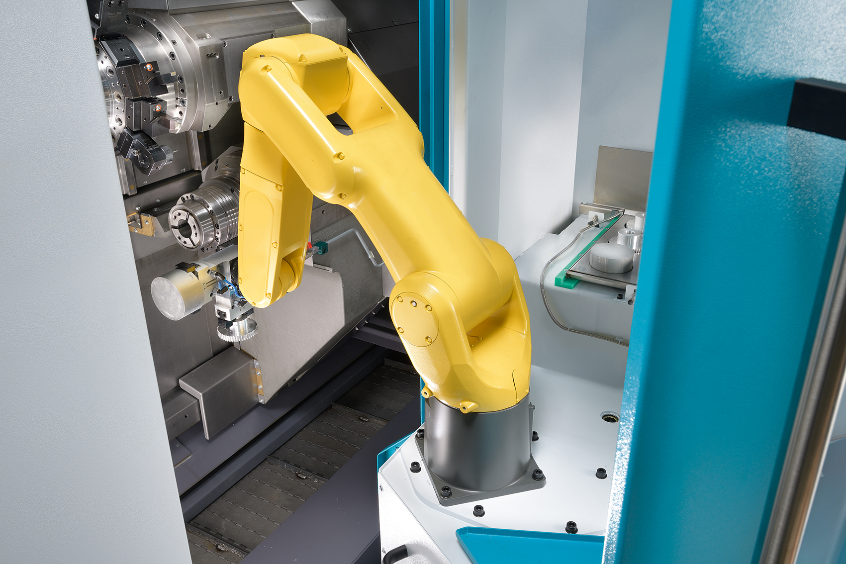 Roboterzelle für Roh- und Fertigteile 9 c100 c200 1011