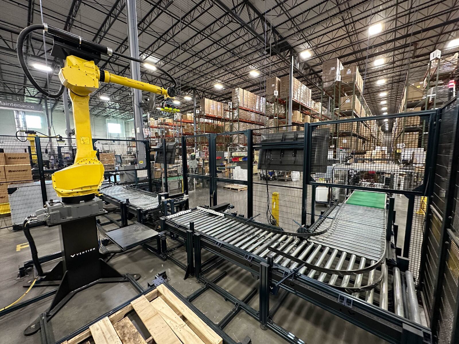 industrial robot palletizer rev a shelf