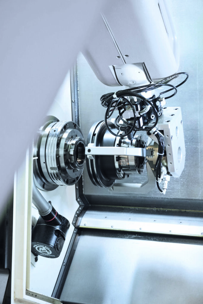 Wie die richtige Spanntechnik die Automatisierung vorantreibt 1 Automatischer Spannfutterwechsel mit der Schnittstelle Centrotex AC