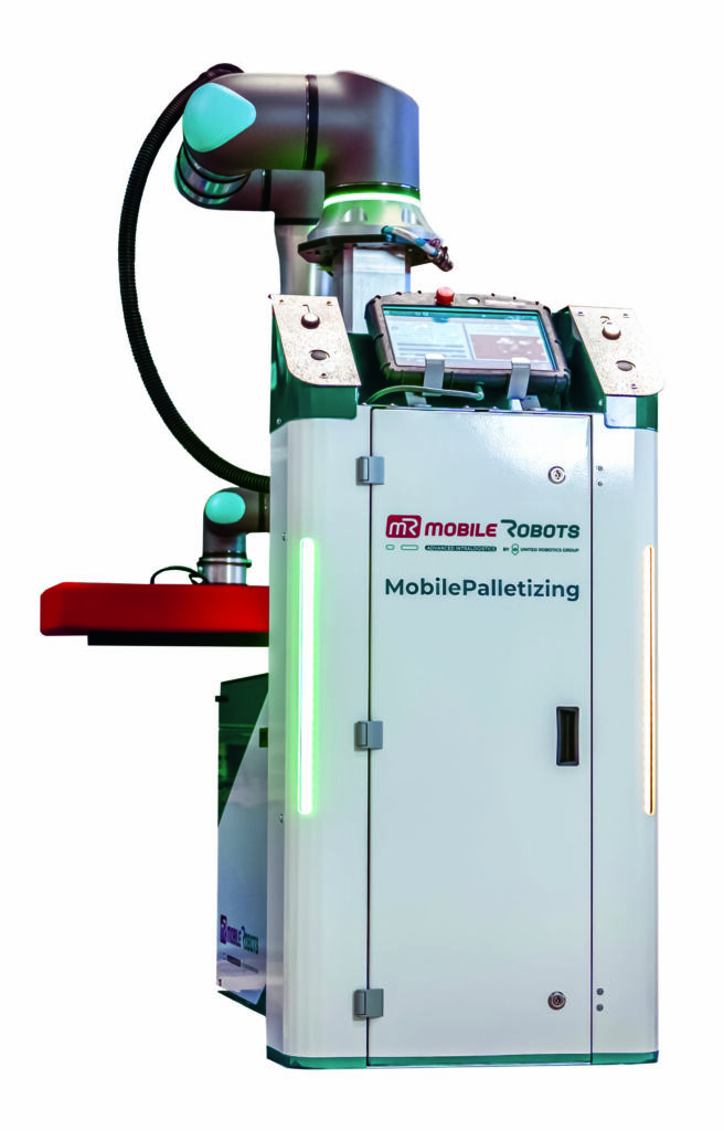 Palettierlösung für die Intralogistik 1 mRMOBILEROBOTS 01 t PALLETIZER PRINT