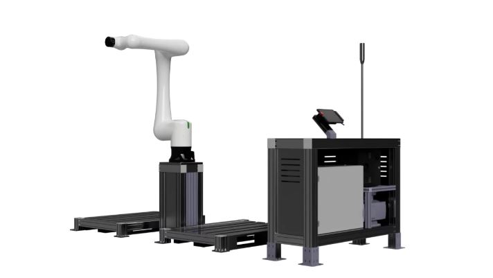 Palettiersystem mit Roboter 3 Quantec Engineering