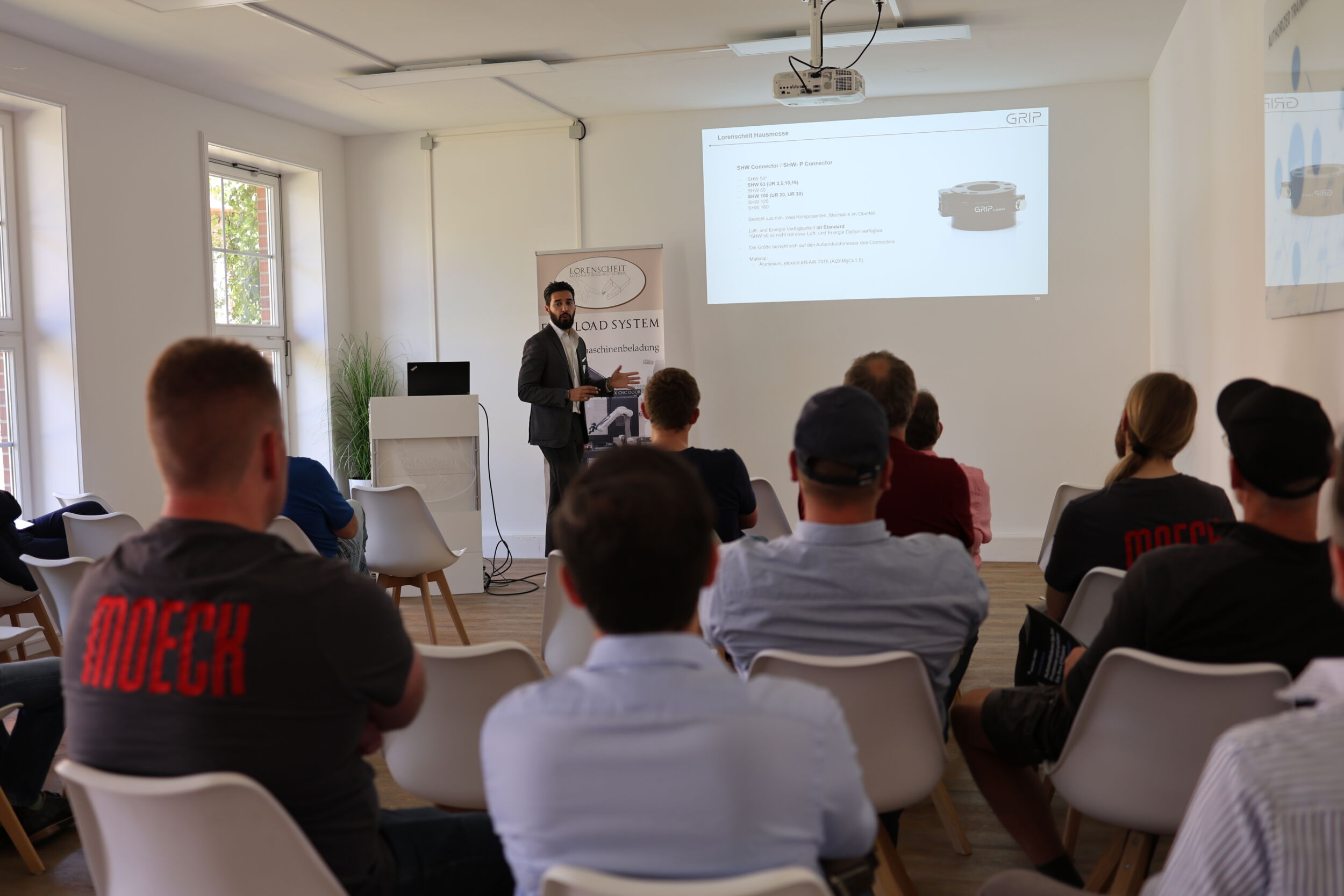 Erfolgreiche Hausmesse bei Lorenscheit 6 Hausmesse 2024 Vortrag GRIP 12
