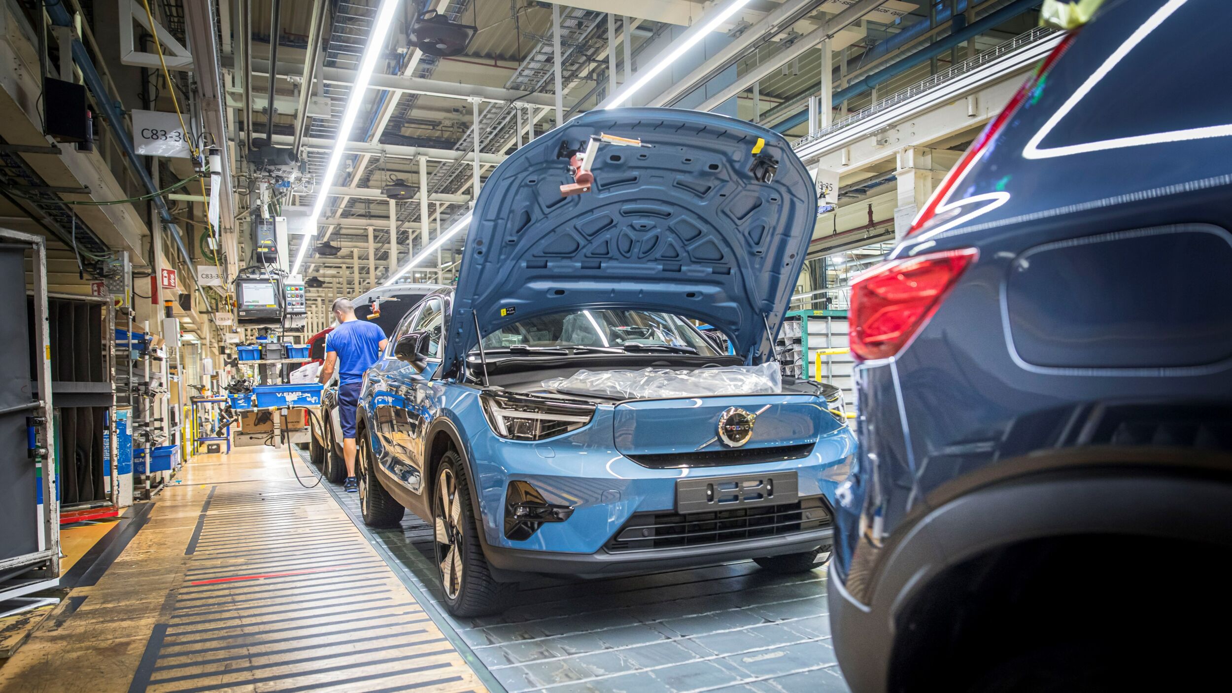 Volvo Cars starts production of C40 Recharge in Ghent, Belgium