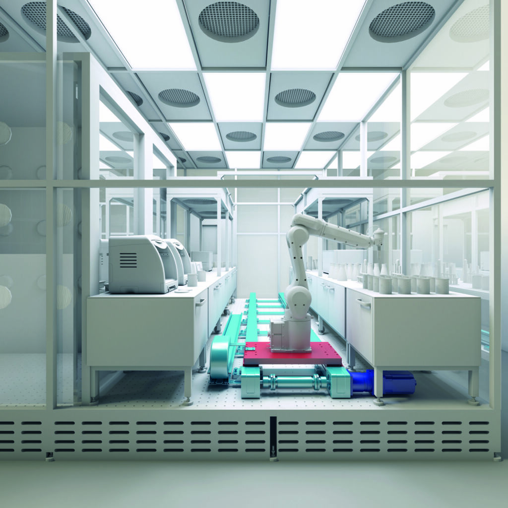 Mehr Flexibilität durch Reichweite 1 Rollon Clean room SEV110 23x23cm