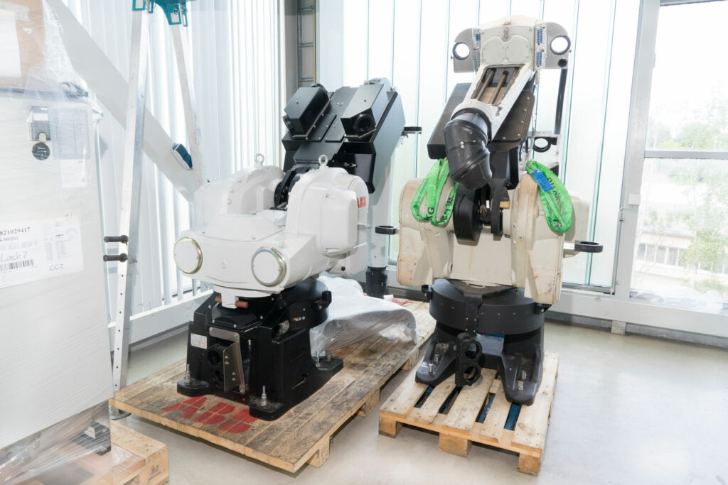 Wiederaufbereitete ABB-Roboter bei Motorradhersteller 1 ABB BMW Berlin Juli 2023