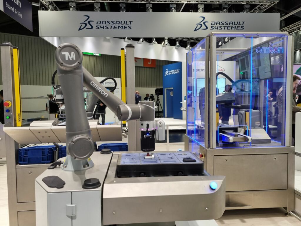 Deutschlands Weg an die Spitze der Robotik 1 Starke Netzwerke und Technologiepartnerschaften, wie die zwischen Dassault Systèmes und Omron, sind entscheidend, um Deutschlands Position auf dem Robotikmarkt zu halten.