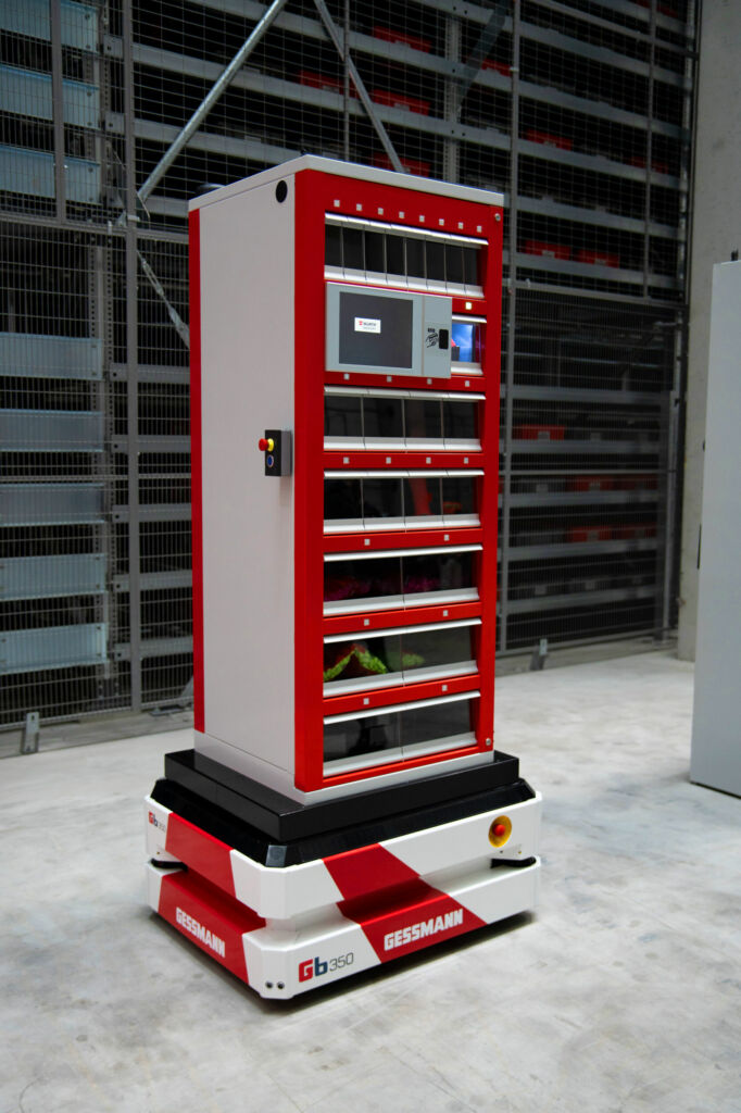 Materialversorgung direkt am Arbeitsplatz 1 Fahrender Orsymat