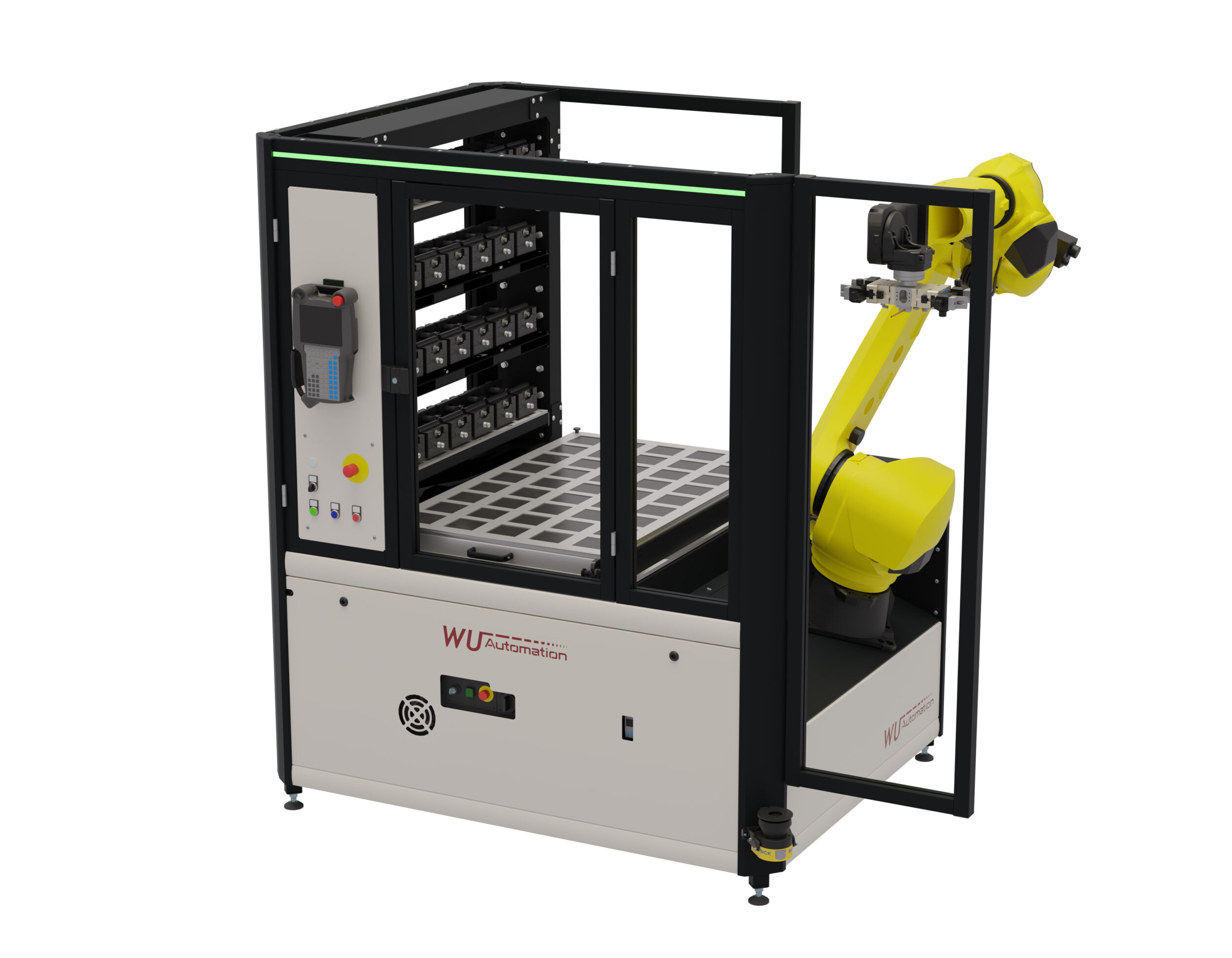 Bauteil-Handling per Roboter 5 04 HK Automatisierungsloesungen