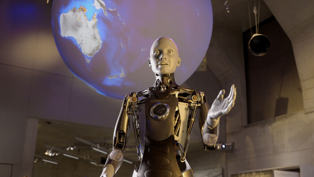 Menschliche Kommunikation mit der Technik 2 AMECA Humanoider RoboterKI Zukunfts 20241001112220