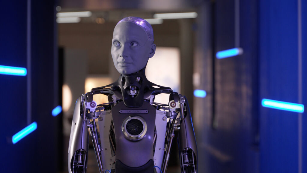 Menschliche Kommunikation mit der Technik 3 AMECA Humanoider RoboterKI Zukunfts 20241001112222