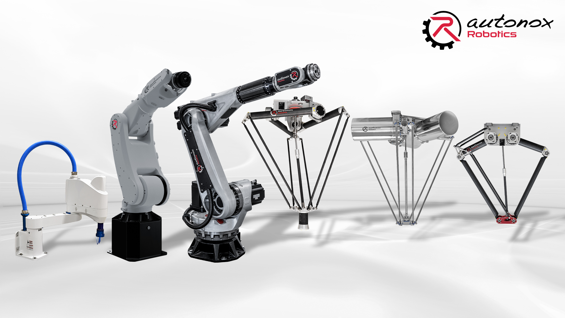 Die Robotermechaniken von Autonox lassen sich mit beliebigen Steuerungs- und Antriebslösungen ausrüsten.