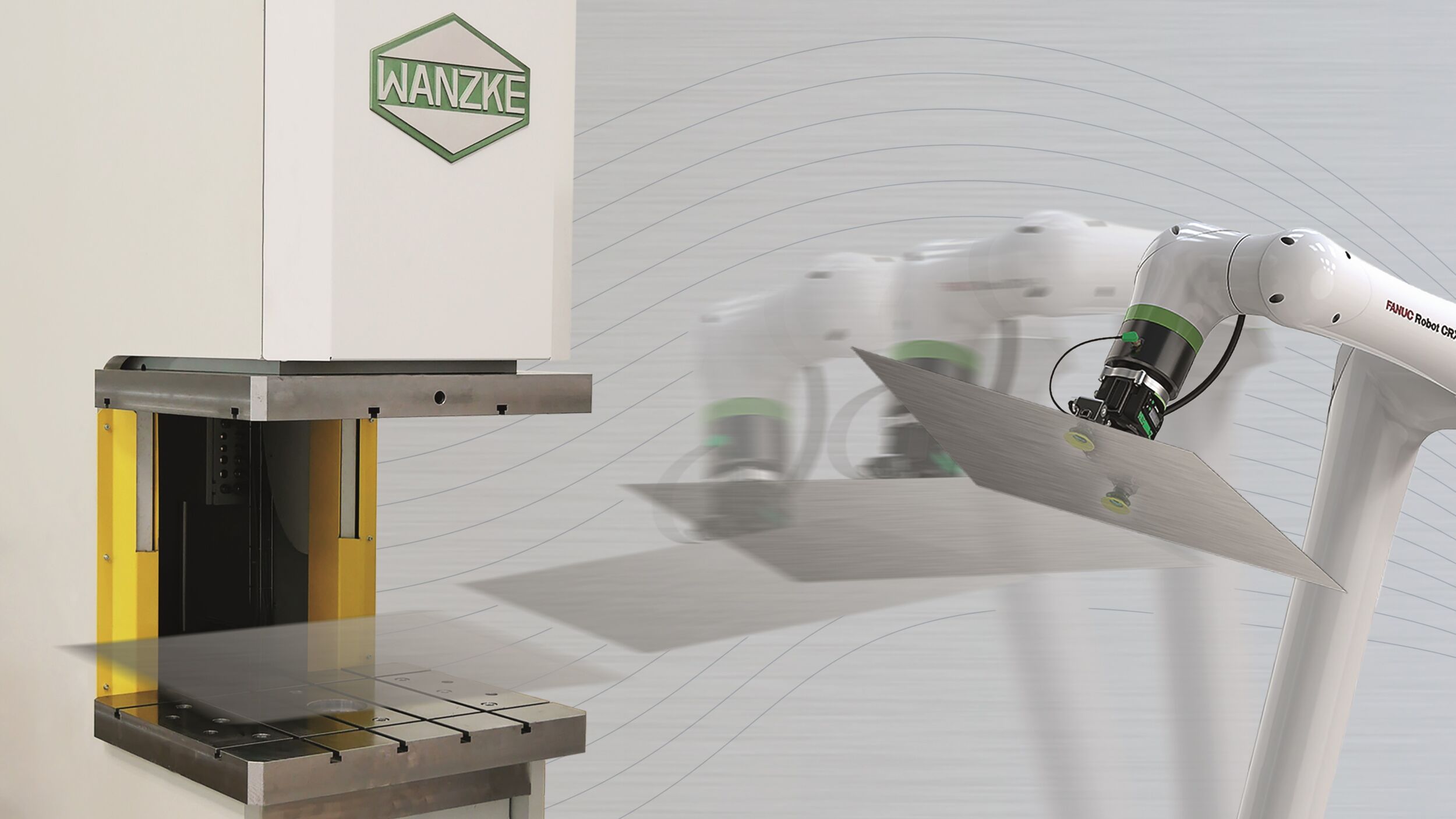 Perfektes Zusammenspiel: Wanzke-Presse mit ASA Automation.