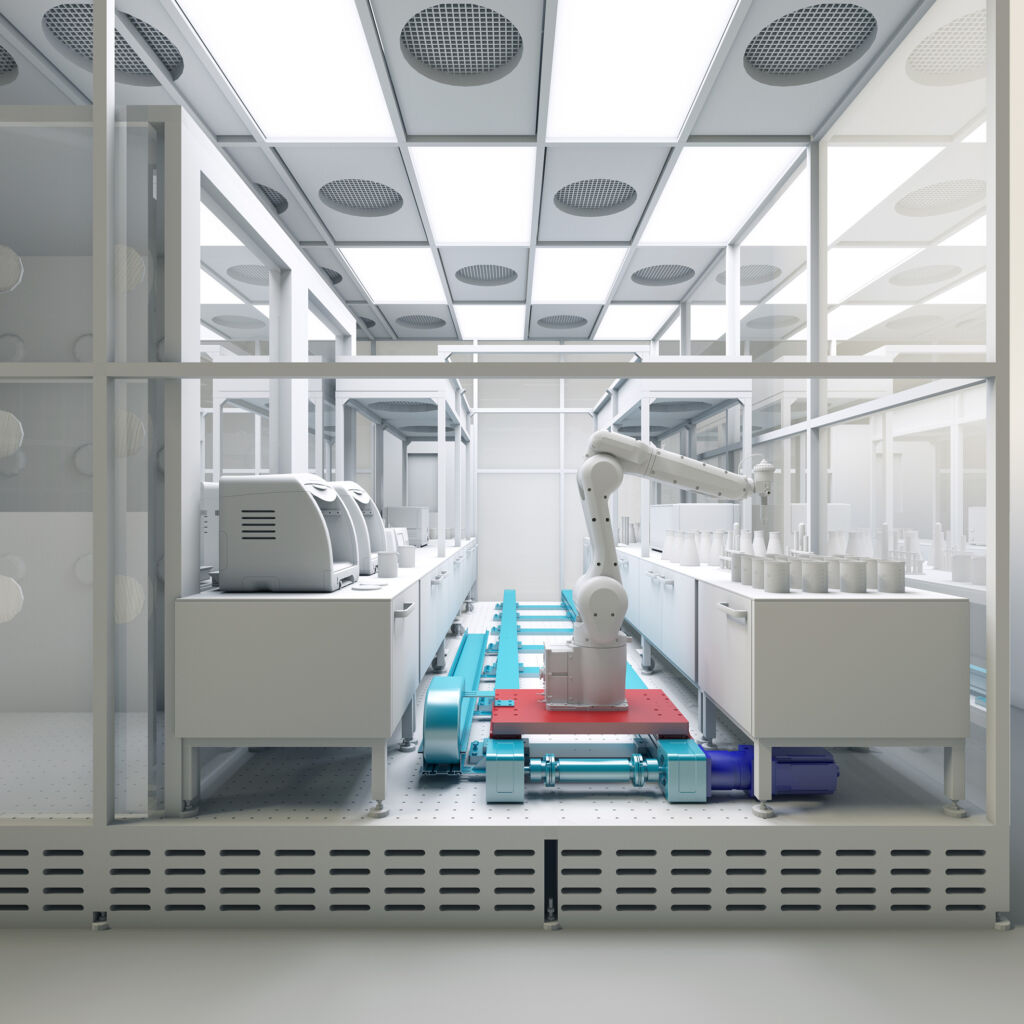 Reinraumtaugliche Verfahrachsen für Cobots 1 Rollon RTU Reinraum rgb