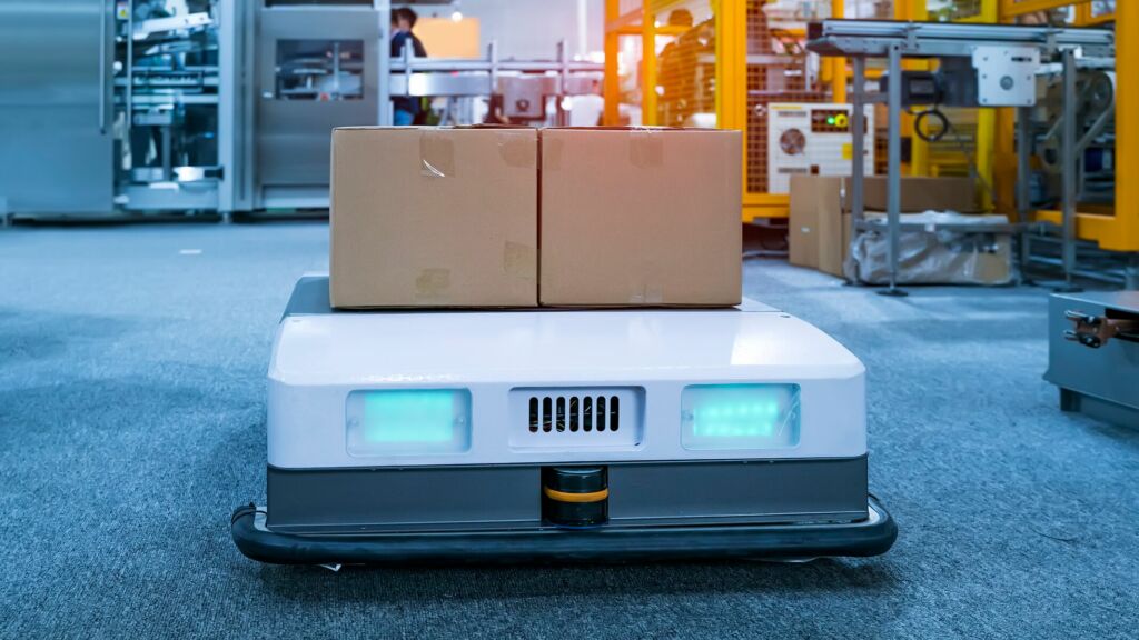 Absatz von mobilen Robotern in der Intralogistik steigt 1 Newsletter 01 dhf 45 2024