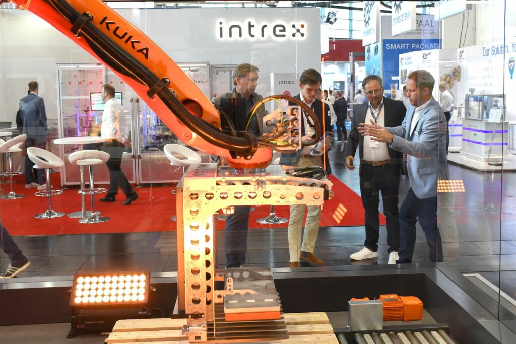 Mobiler Cobot für den Einstieg in automatisiertes Palettieren 1 TRAPO GmbH Messegeschehen