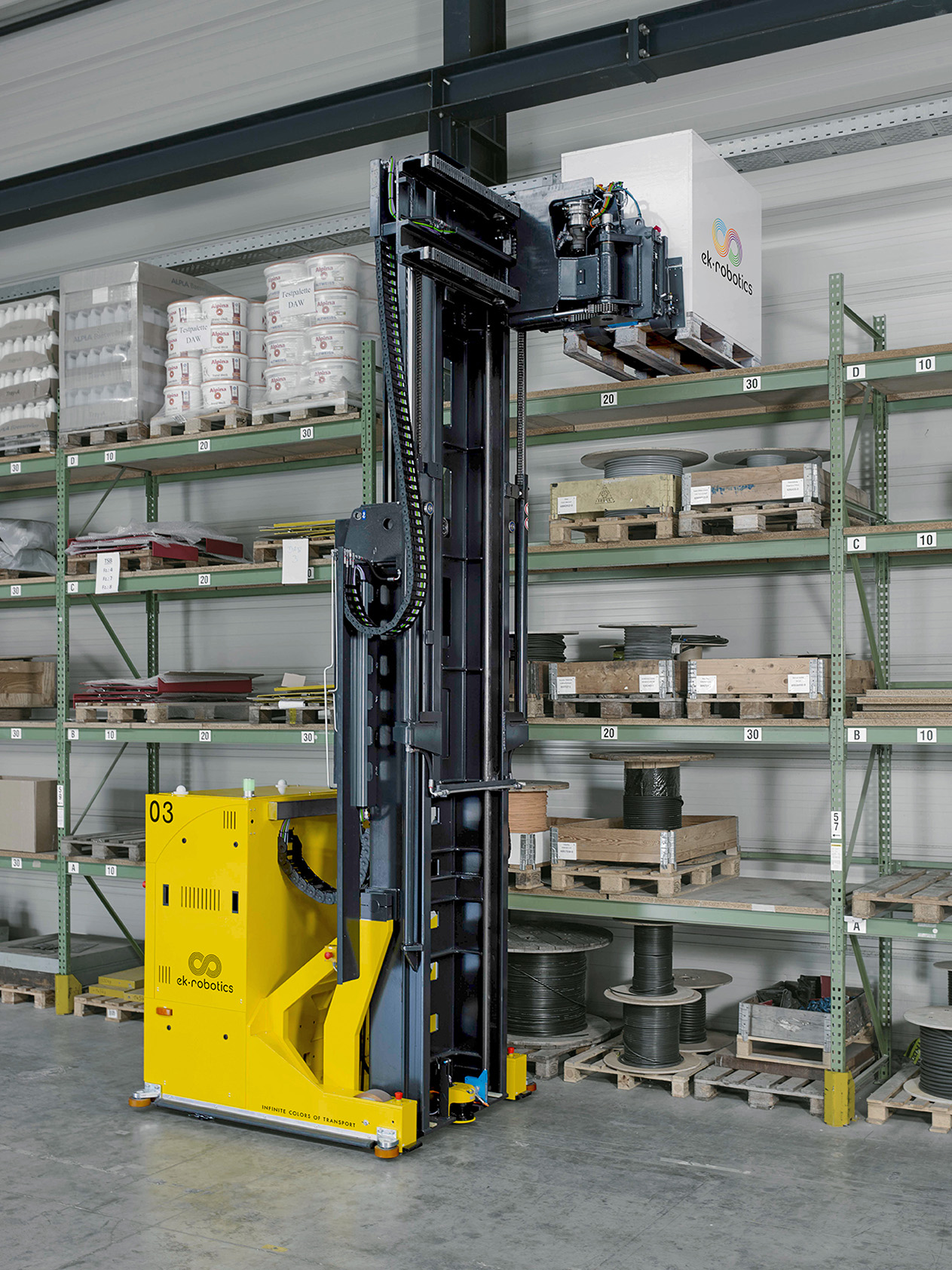 Praxisnahe Automatisierungslösungen für die Intralogistik 1 ek robotics logimat 2025 agv fts 3D 20250113095534