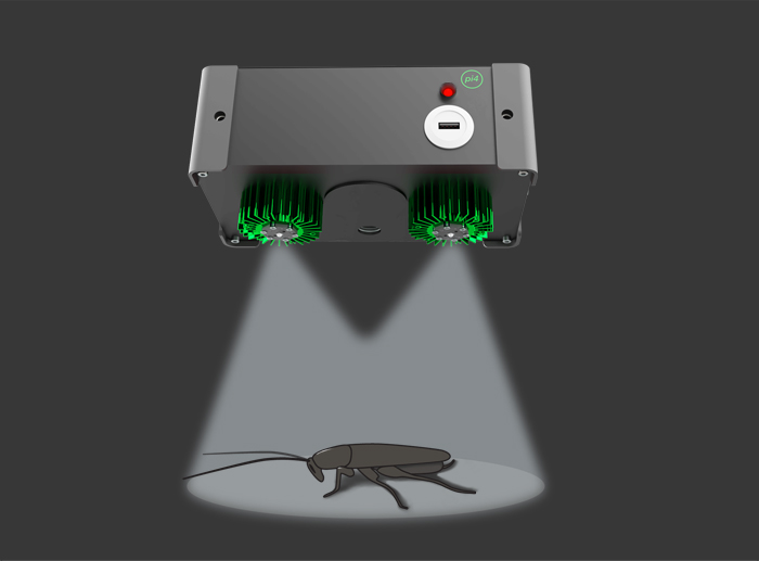 Pi4_Robotics bietet ein Kamerasystem mit künstlicher Intelligenz zur Schädlingserkennung an.