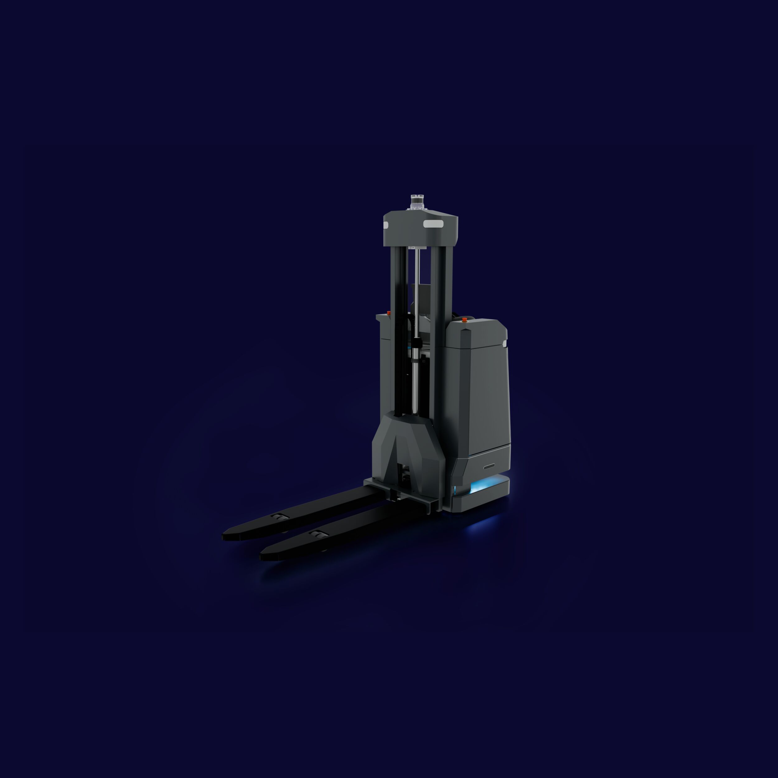 Auf dem Gemeinschaftsstand von UR und MIR ist unter anderem der neue Hybrid-Hubwagen Pallet Jack zu sehen.