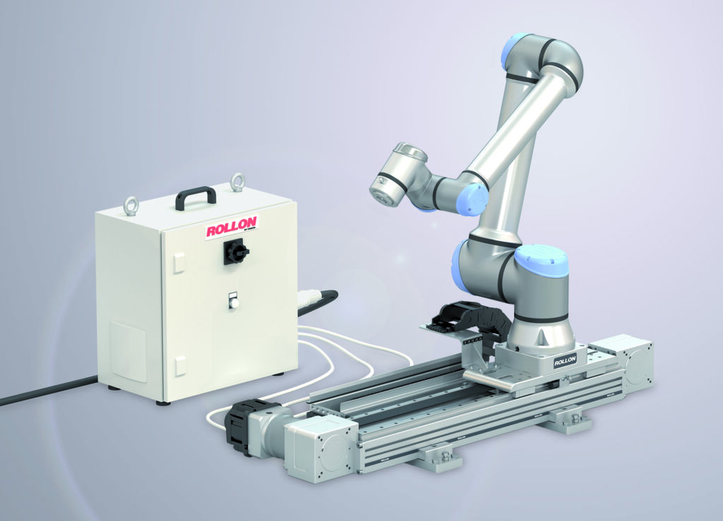 Neue Cobot Transfer Unit 1 Rollon CTU Cobot Transfer Unit mit Cobot cmyk