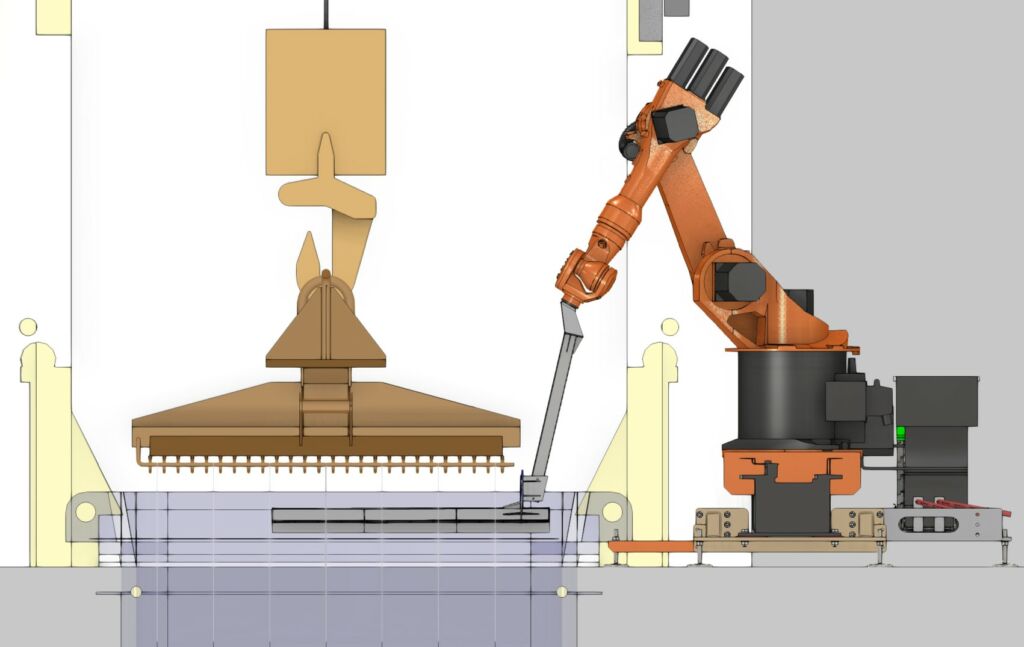 Automatisierte Zinkascheabscheidung im Feuerverzinkungsprozess 1 Fraunhofer IFF Zinkascheabscheidung Bild 1