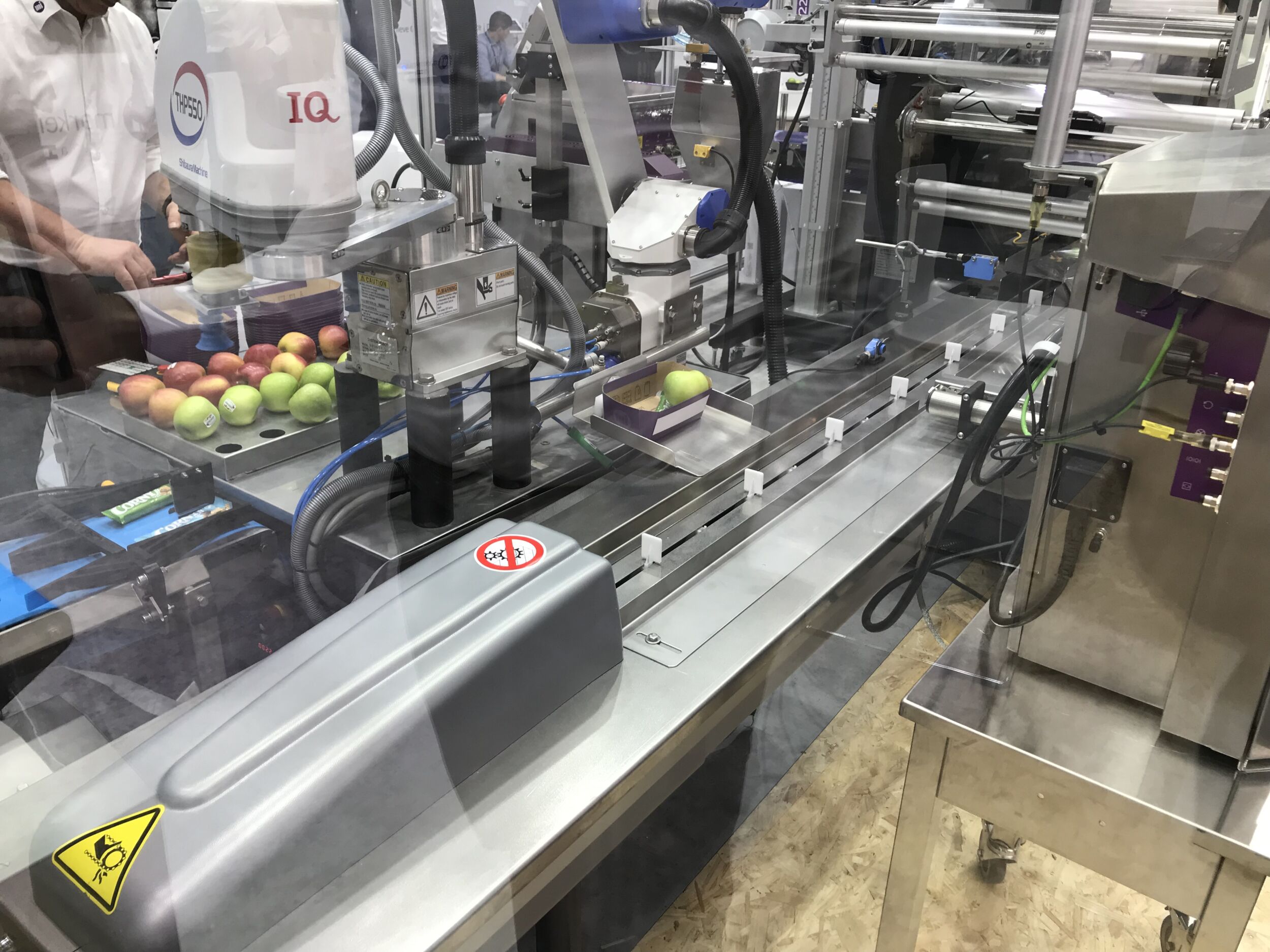 ... aber auch Äpfel sind kein Problem, obwohl die Food-Branche naturgemäß besondere Anforderungen stellt.