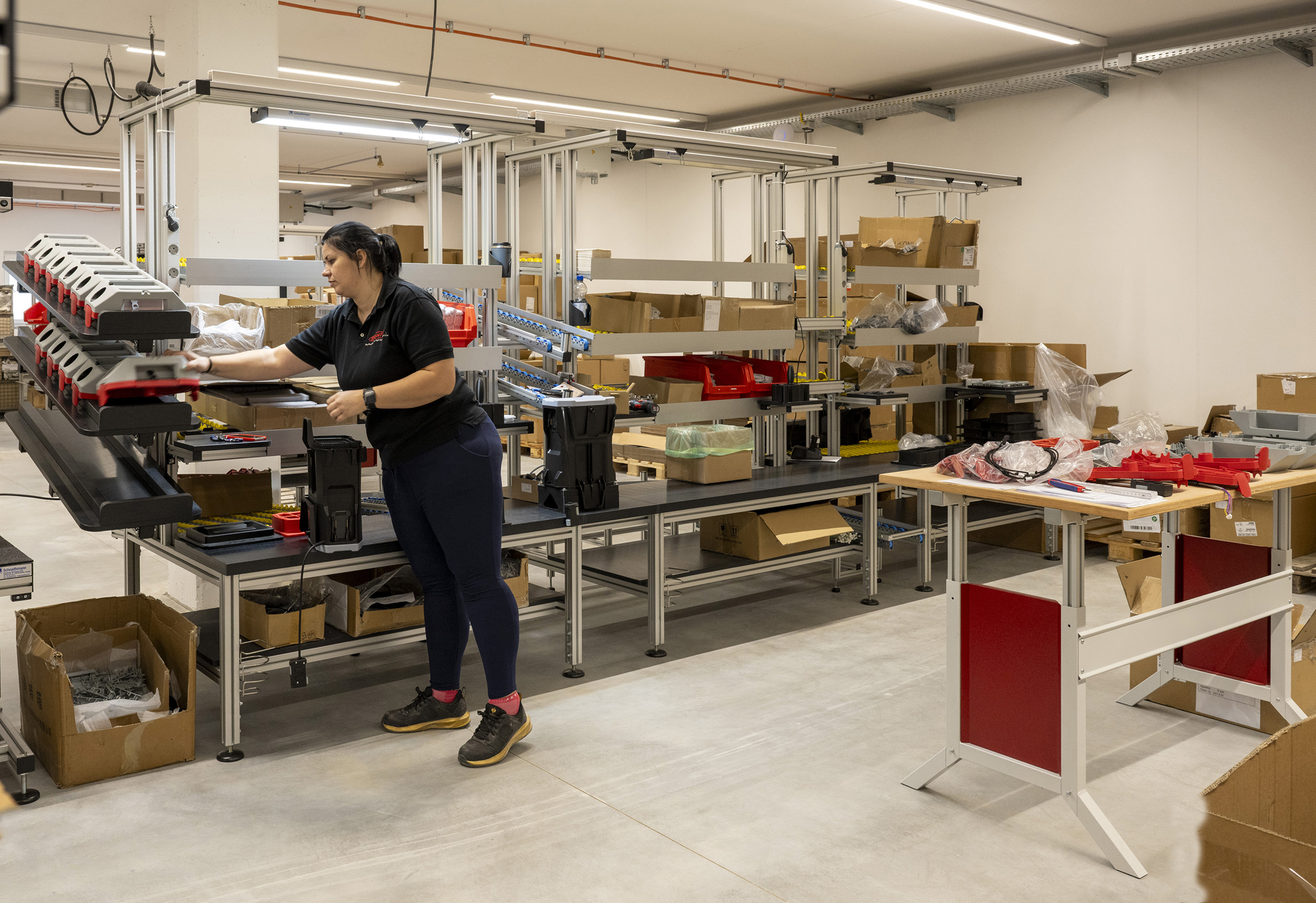 Manuelle Montagelinie von Schnaithmann für Rucksacksauger von Sprintus