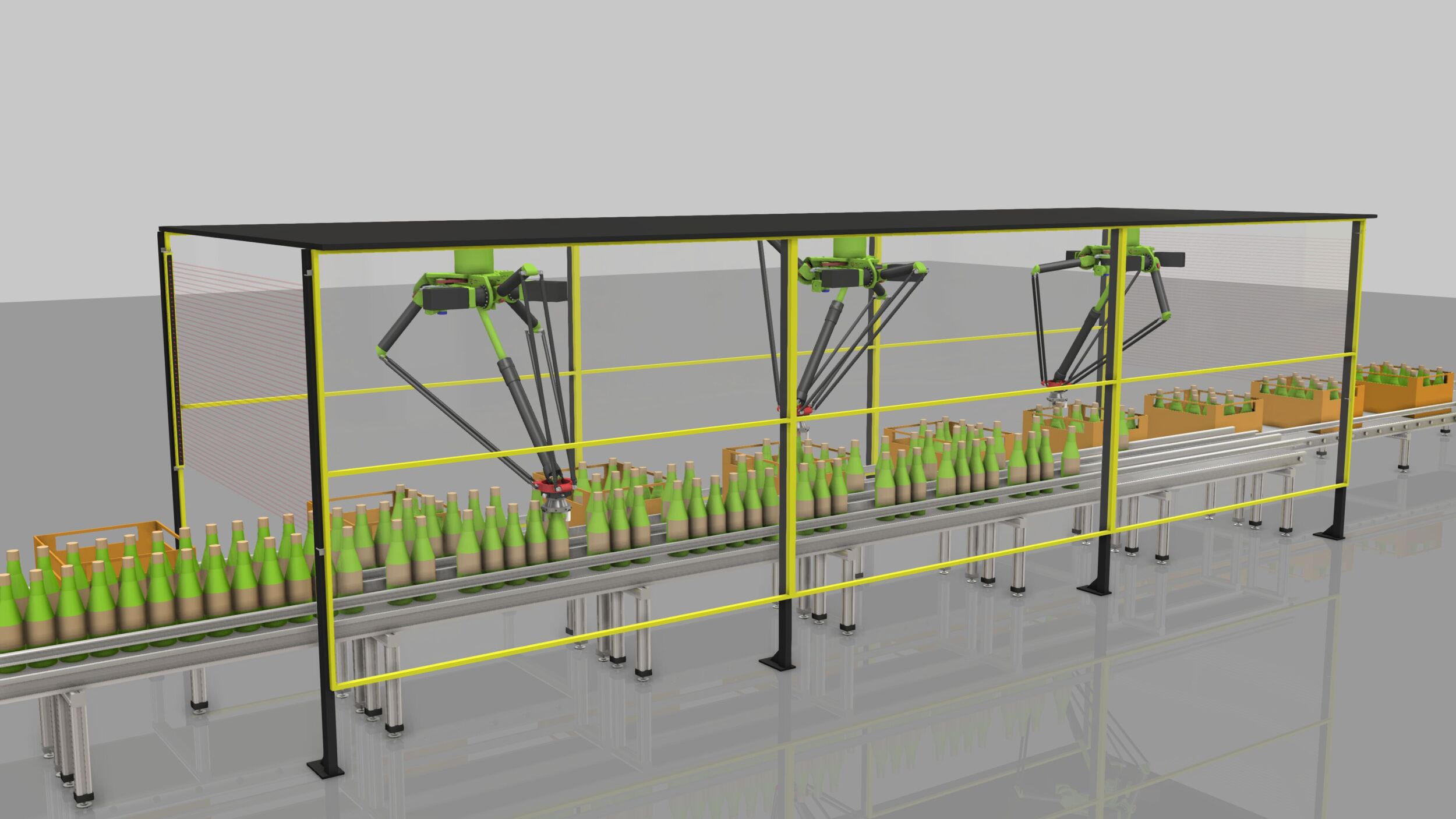 Create Your Own Solution 4 In der Kombination aus realer Anwendung und digitalem Zwilling zeigt Keba eine End-of-Line-Lösung aus der Verpackungstechnik.